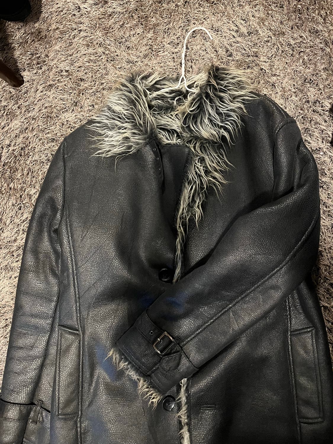 Semantic design fur coat 상품이미지1