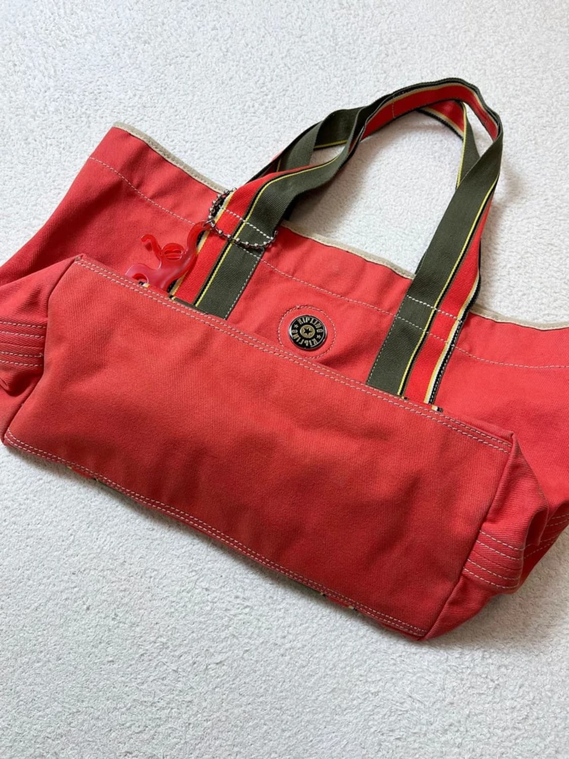 키플링 캔버스 중형 토트백 A1710 상품이미지4