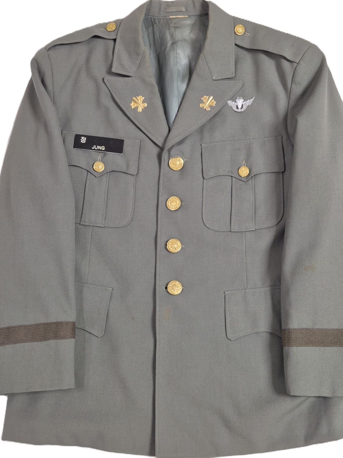 육군 구형 보병 위관 정복 전투복 상의 자켓 (M) 상품이미지8