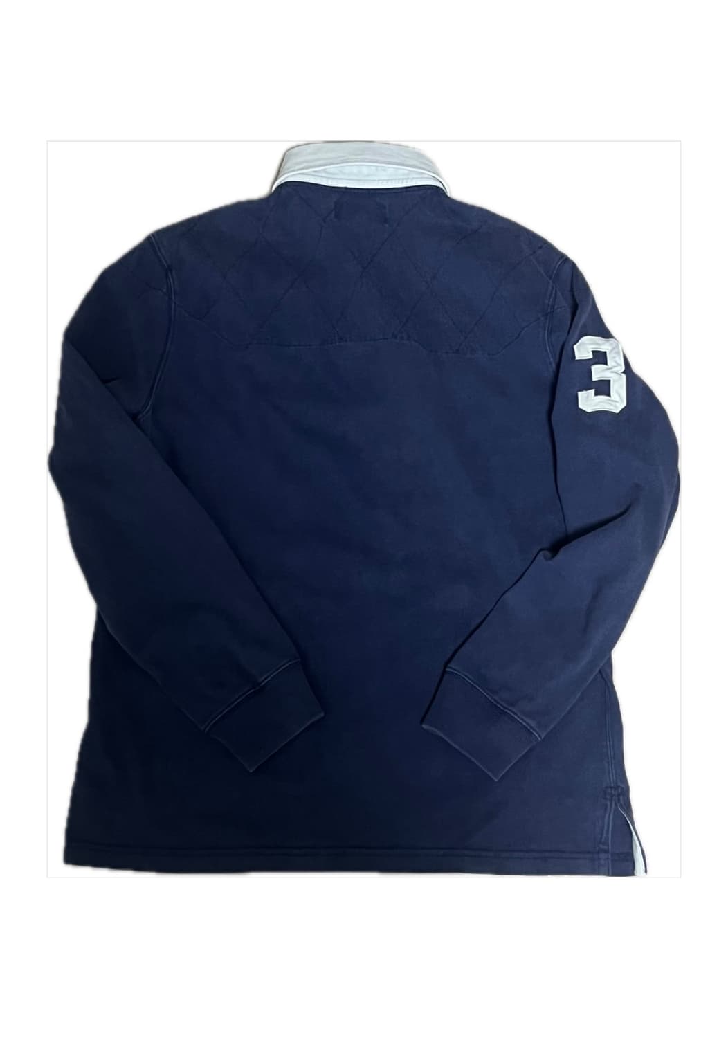 폴로 랄프 로렌 헤리티지 67 크레스트 자수 퀼팅 럭비 셔츠 상품이미지2