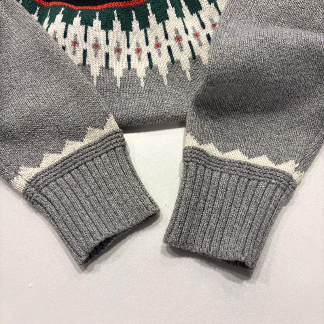 [M] 아메리칸이글 노르딕 패턴 니트 스웨터 그레이 C532 상품이미지7