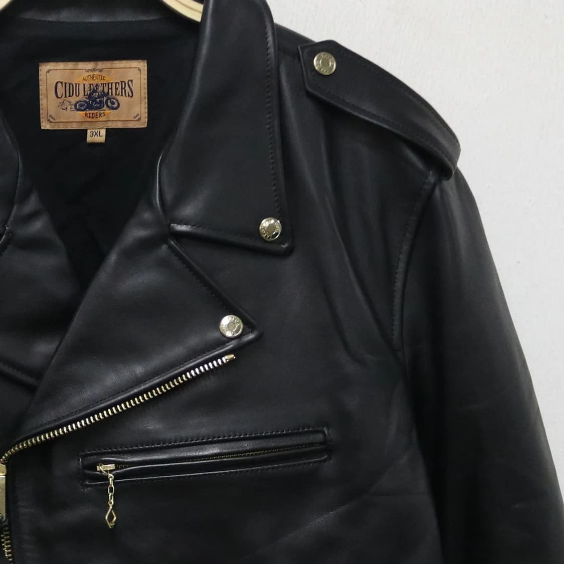 CIDU LEATHERS 소가죽 라이더자켓 61271 상품이미지4