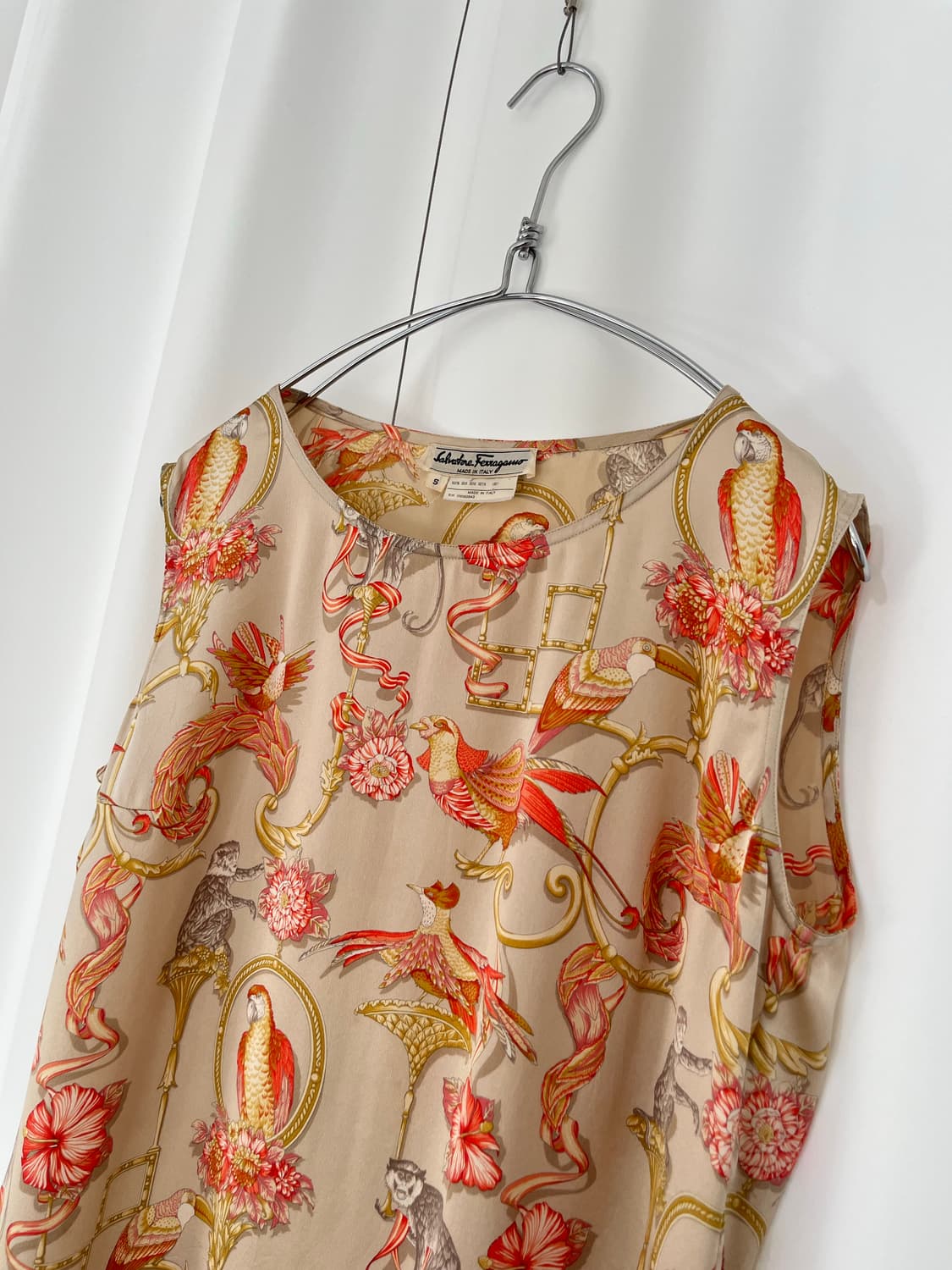 Salvatore Ferragamo silk sleeveless 상품이미지3