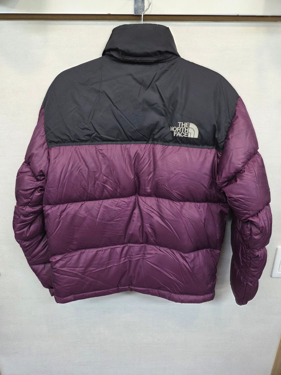 노스페이스 구형 눕시 700 구스다운 패딩 퍼플 90 95 상품이미지2