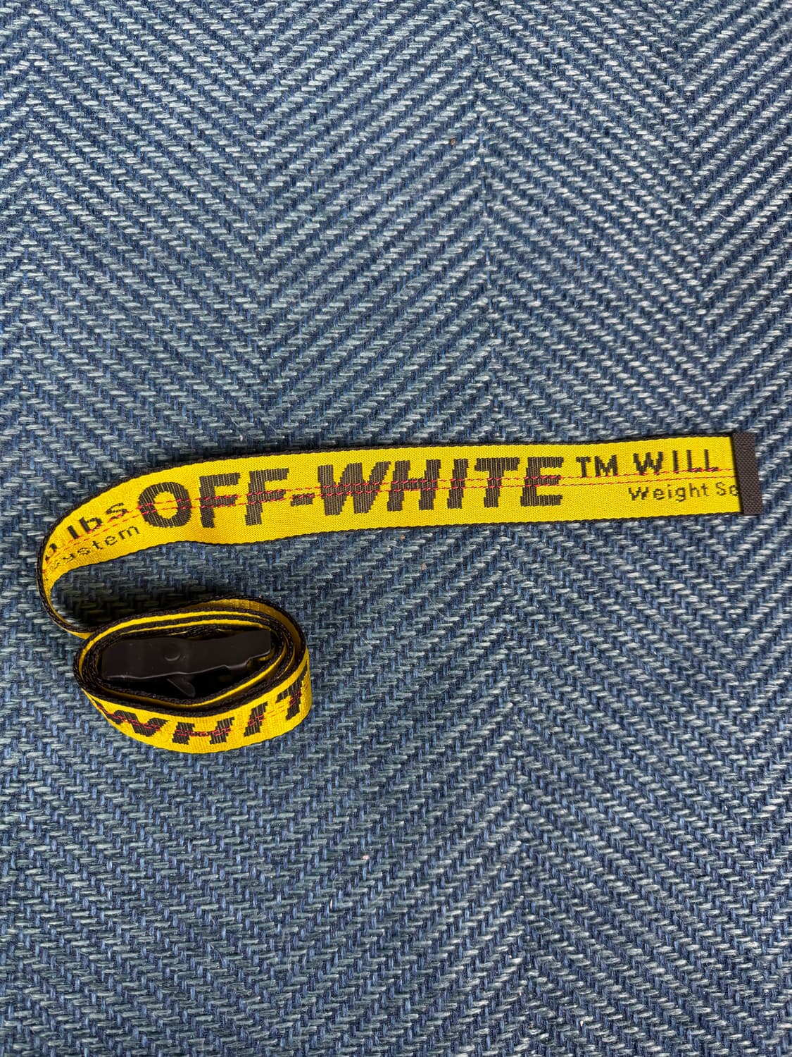 오프화이트 옐로우 인더스트리얼 벨트  상품이미지1