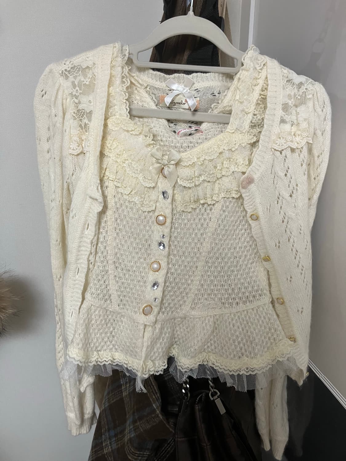 레이스 나시&가디건 상품이미지1