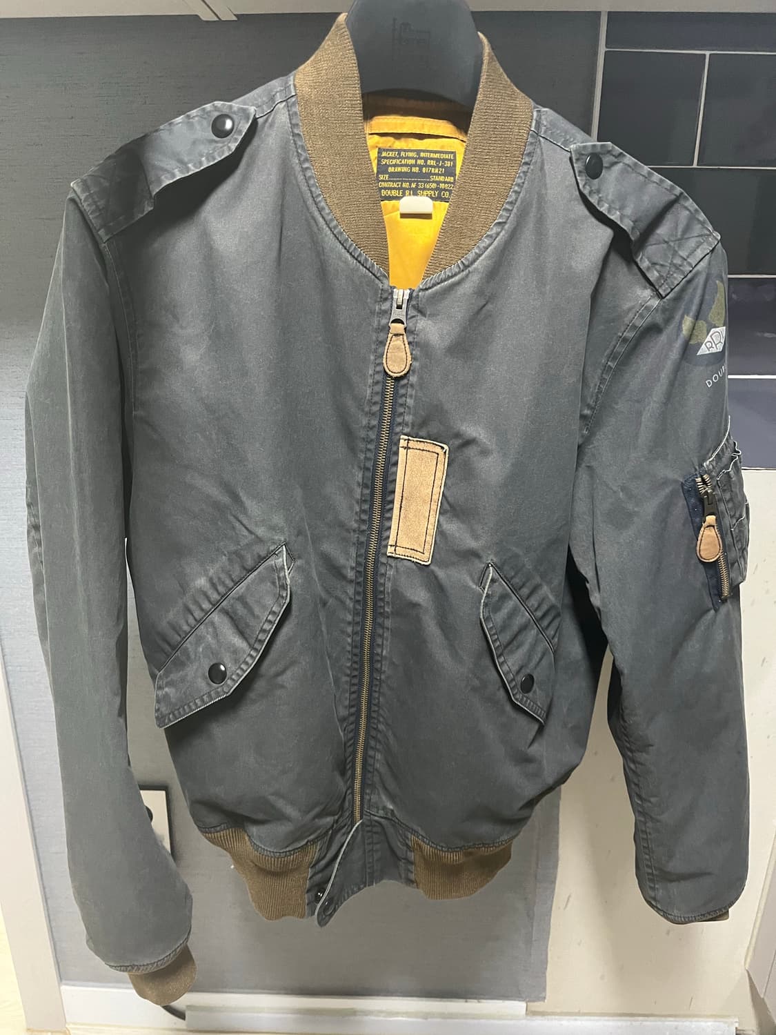 더블알엘 ma-1 자켓 S  상품이미지1