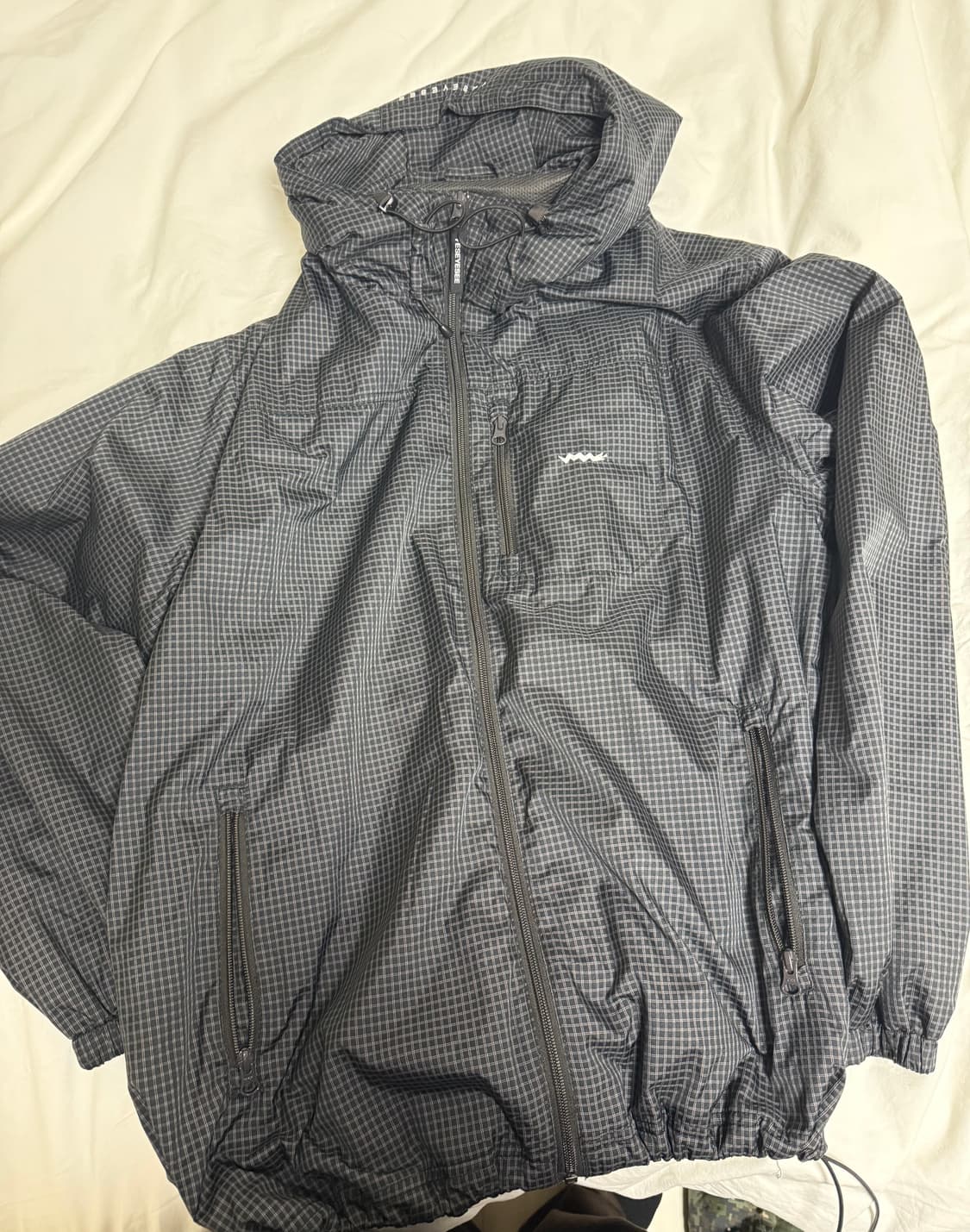 예스아이씨 체크 바람막이 L 상품이미지2