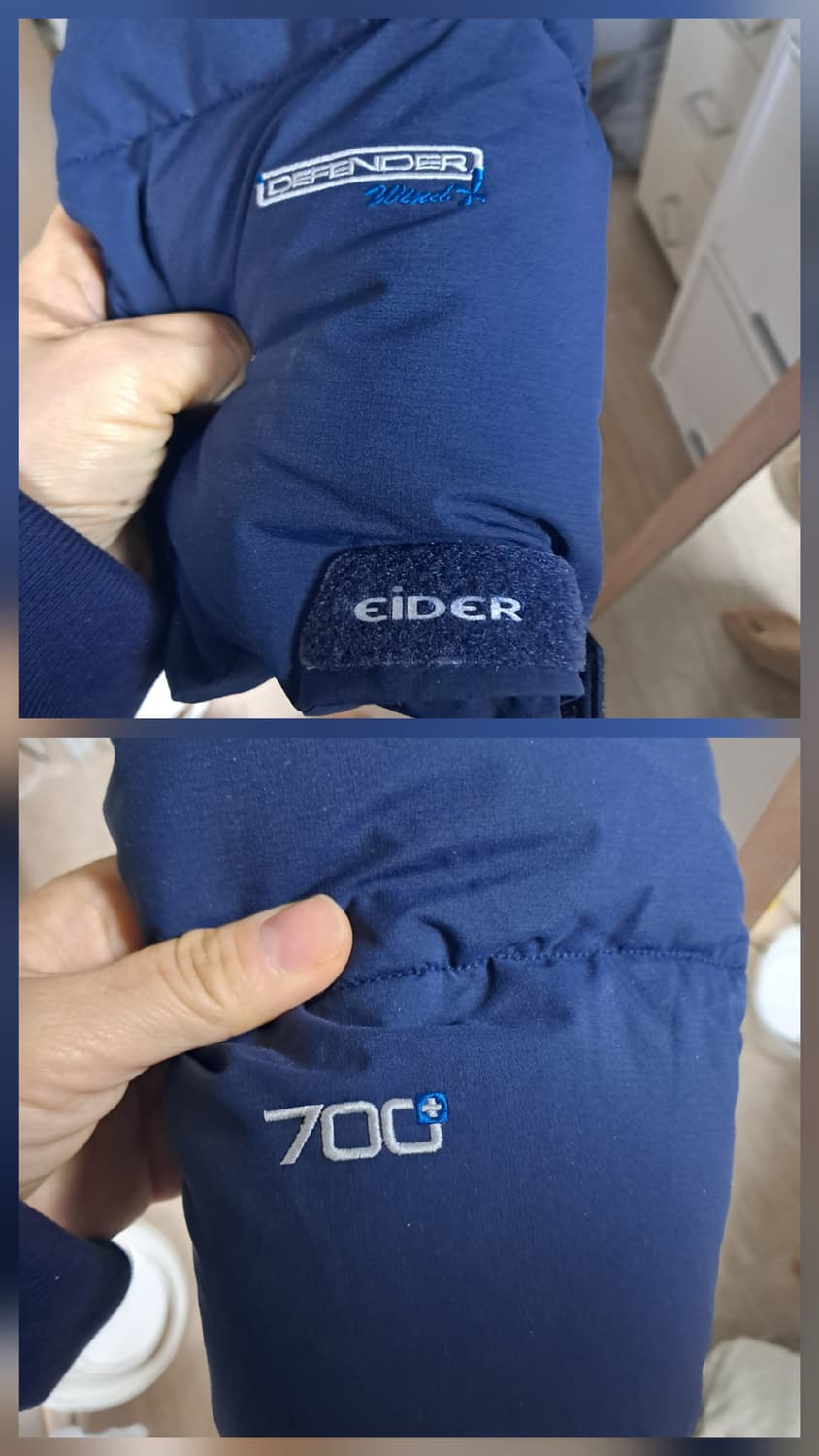 아이더 남성 구스다운 패딩 700필 95~100 상품이미지8