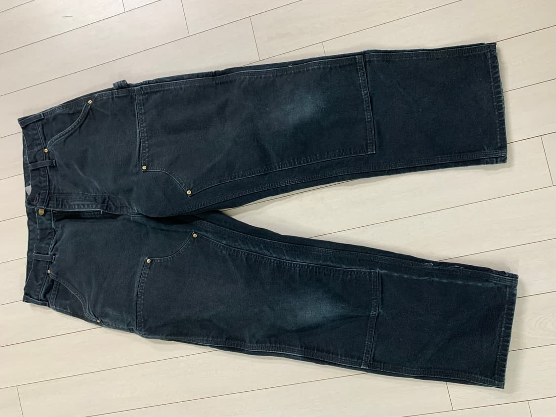 빈티지 칼하트 더블니 블랙 상품이미지1