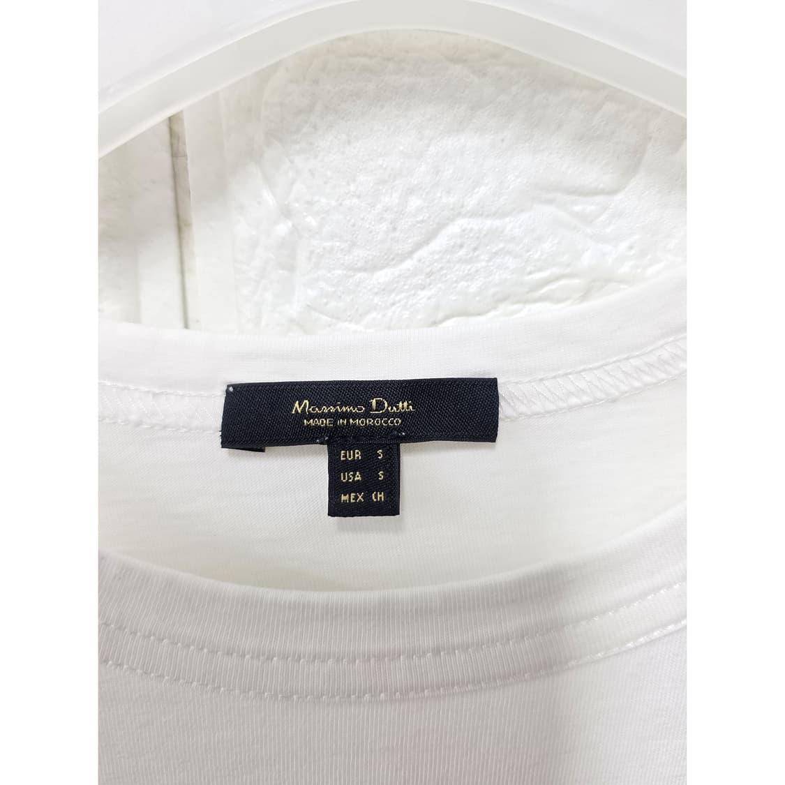 택포) 마시모두띠  흰색 긴팔 티셔츠 S 상품이미지2