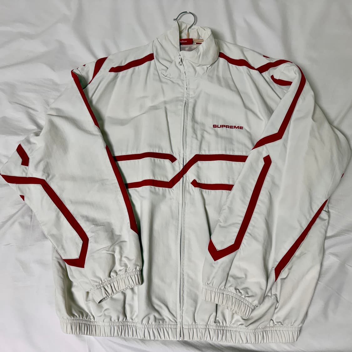 24SS 슈프림 인셋 링크 트랙 자켓 라이트 그레이(m) 판매합니다! 상품이미지1