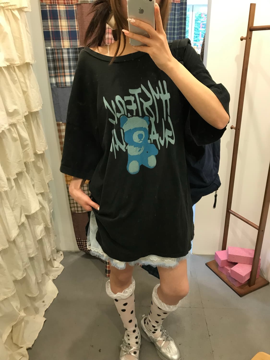 히스테릭글래머 베어 반팔 티셔츠 상품이미지5