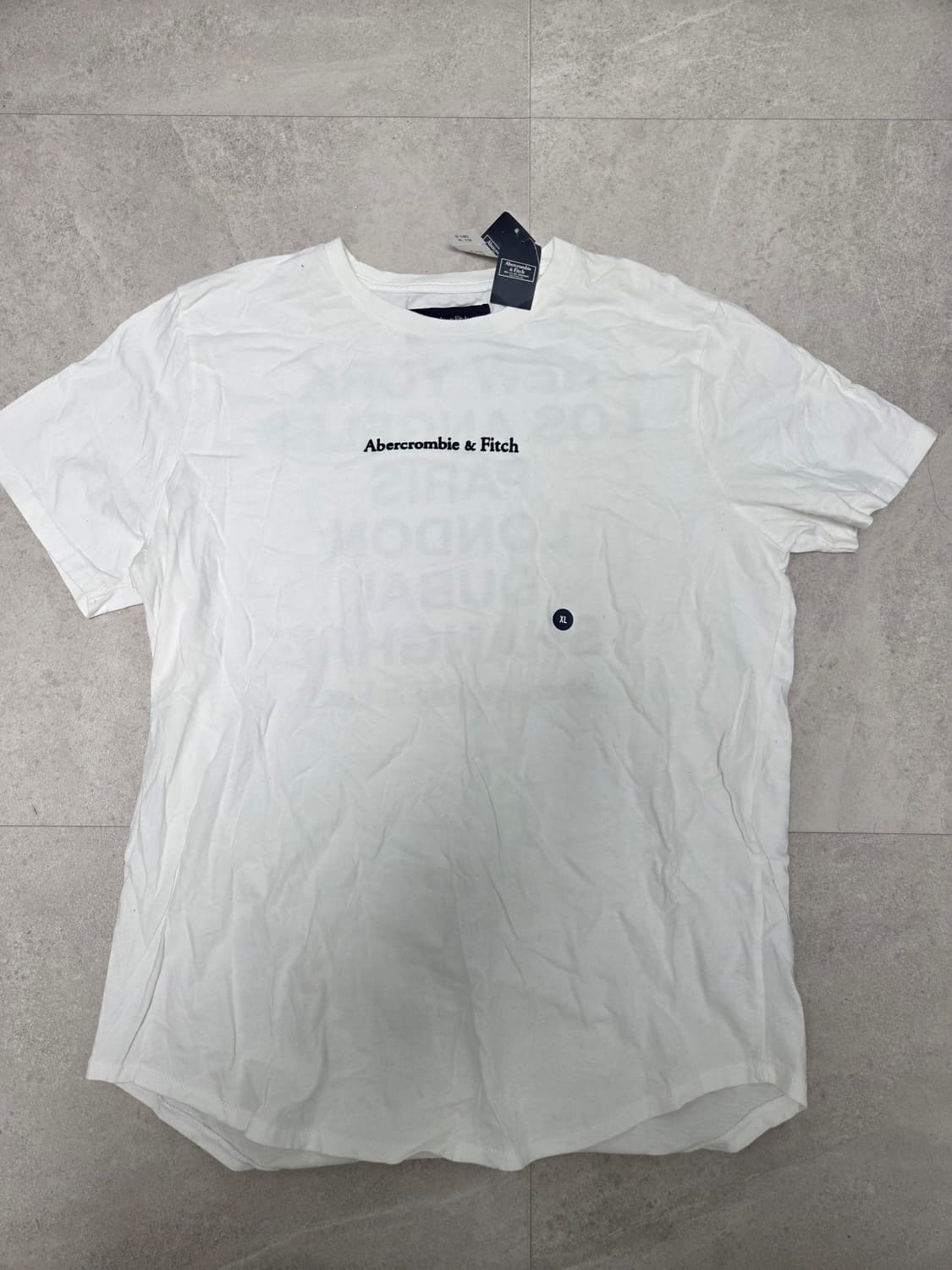 아베크롬비 월드 시티 로고 티셔츠 상품이미지1