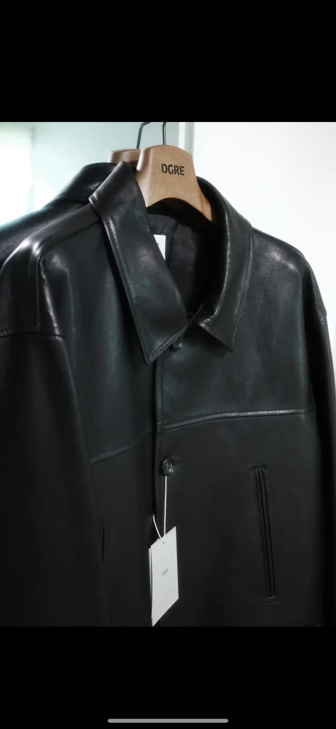 디그레 LAMB SKIN LEATHER COAT 2XL 상품이미지1