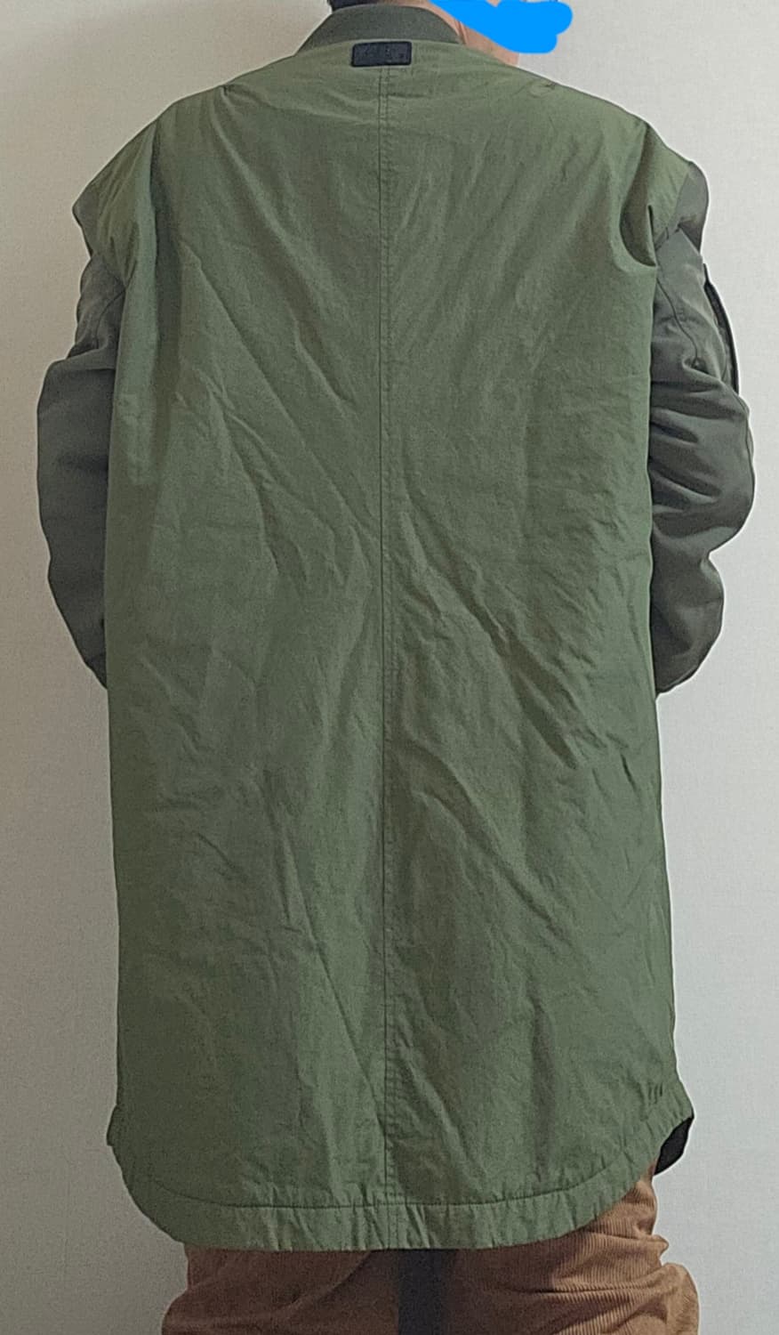 MLB 뉴욕 양키스 롱 야구 점퍼 카키 100MLB  상품이미지4