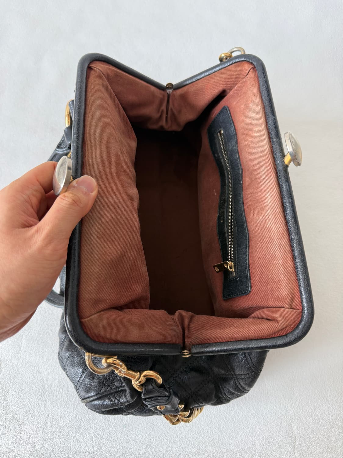 마크제이콥스(Marc Jacobs) 레더 퀄팅 브레임백(ITALY) 상품이미지9