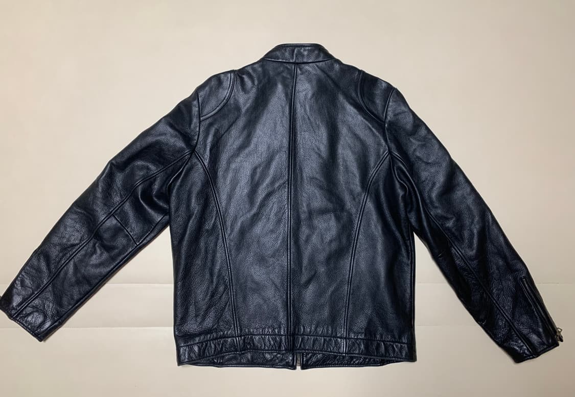 리바이스 희소성 있는 싱글 라이더 카우 레더 자켓 L 상품이미지3