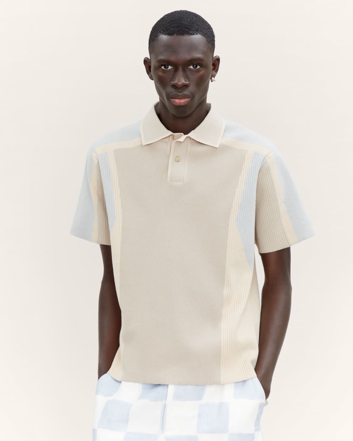 [자크뮈스] Le polo ble 쇼트 슬리브 셔츠 상품이미지2