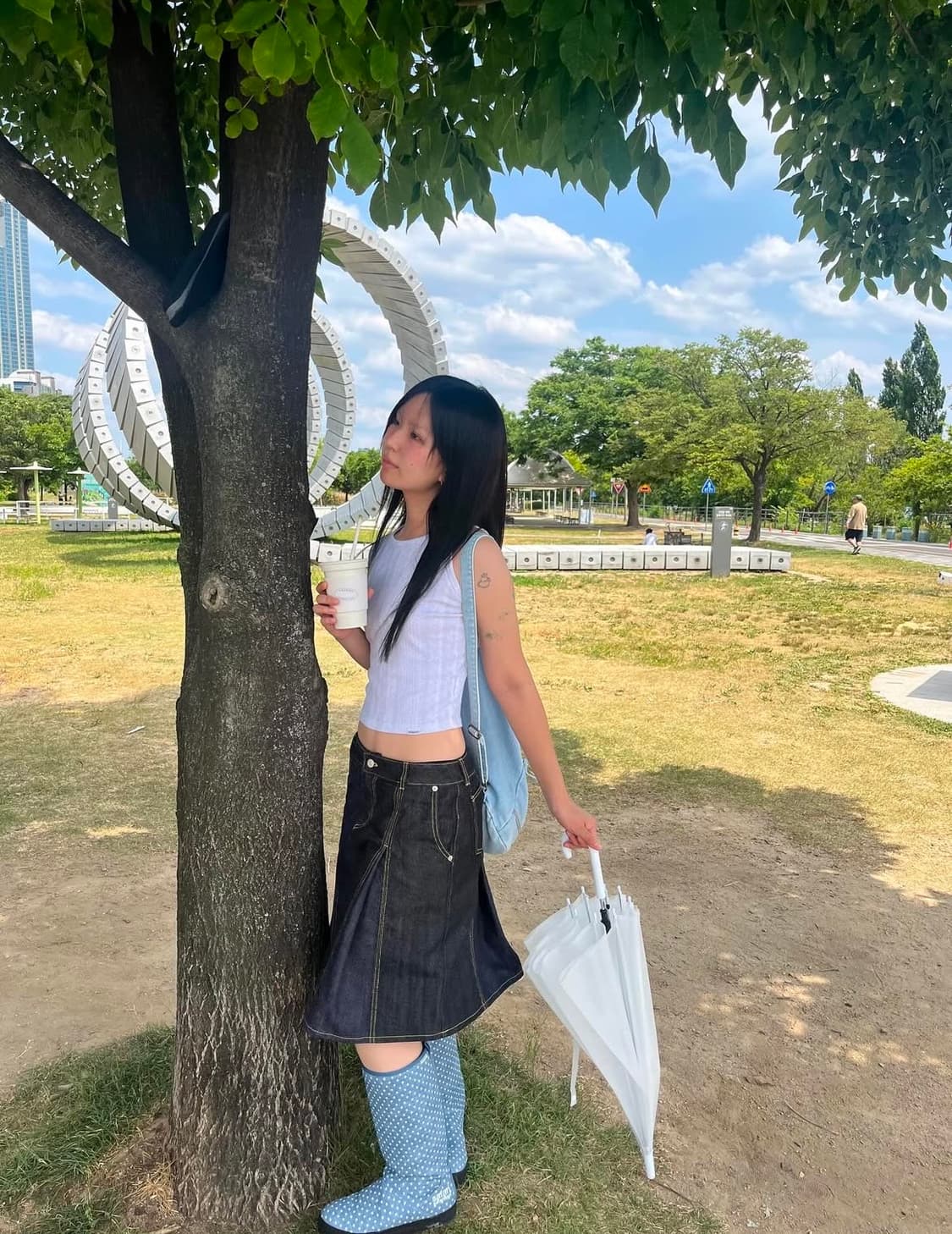 Safarispot TWO DENIM LONG SKIRTS 상품이미지2