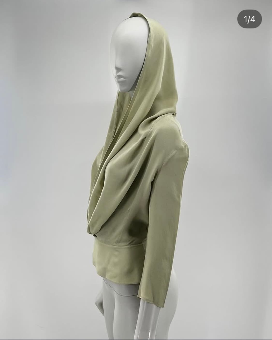 Junko Shimada 실크 후드 블라우스 상품이미지1