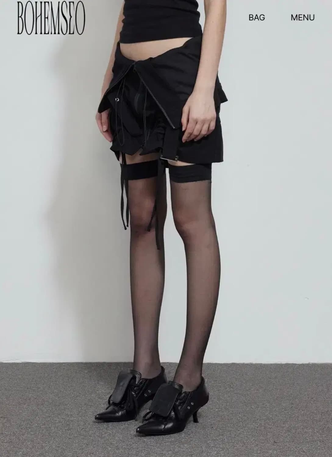 택O 새상품) 보헤미안서울 멀티 웨이 유틸리티 스커트 multi way 상품이미지2