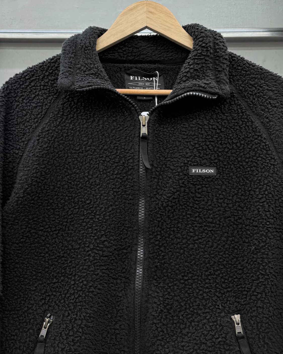 필슨 FILSON 블랙 쉐르파 플리스 후리스 자켓 상품이미지3