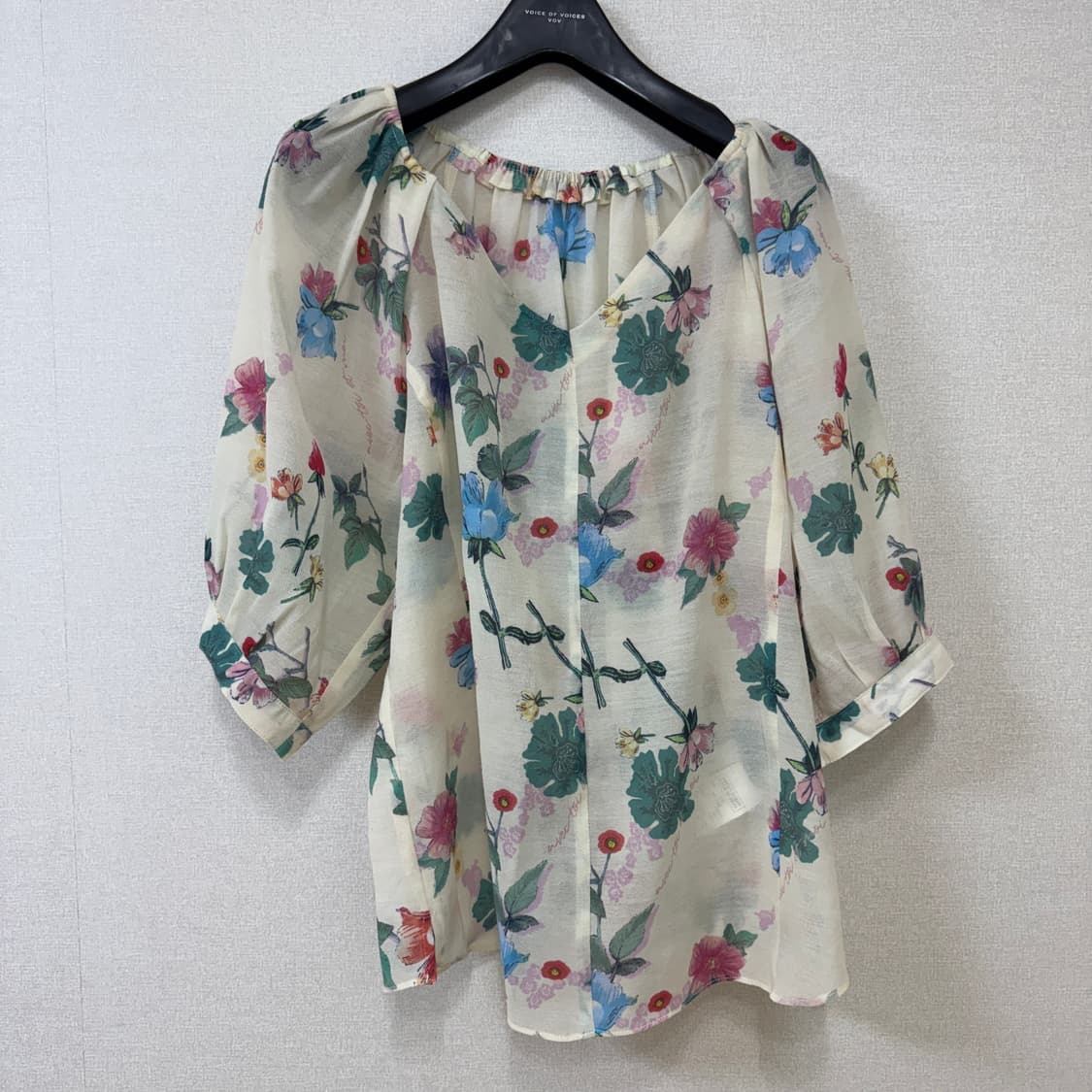 DEWL 듀엘 플라워 블라우스, 스커트 투피스 세트 상품이미지2