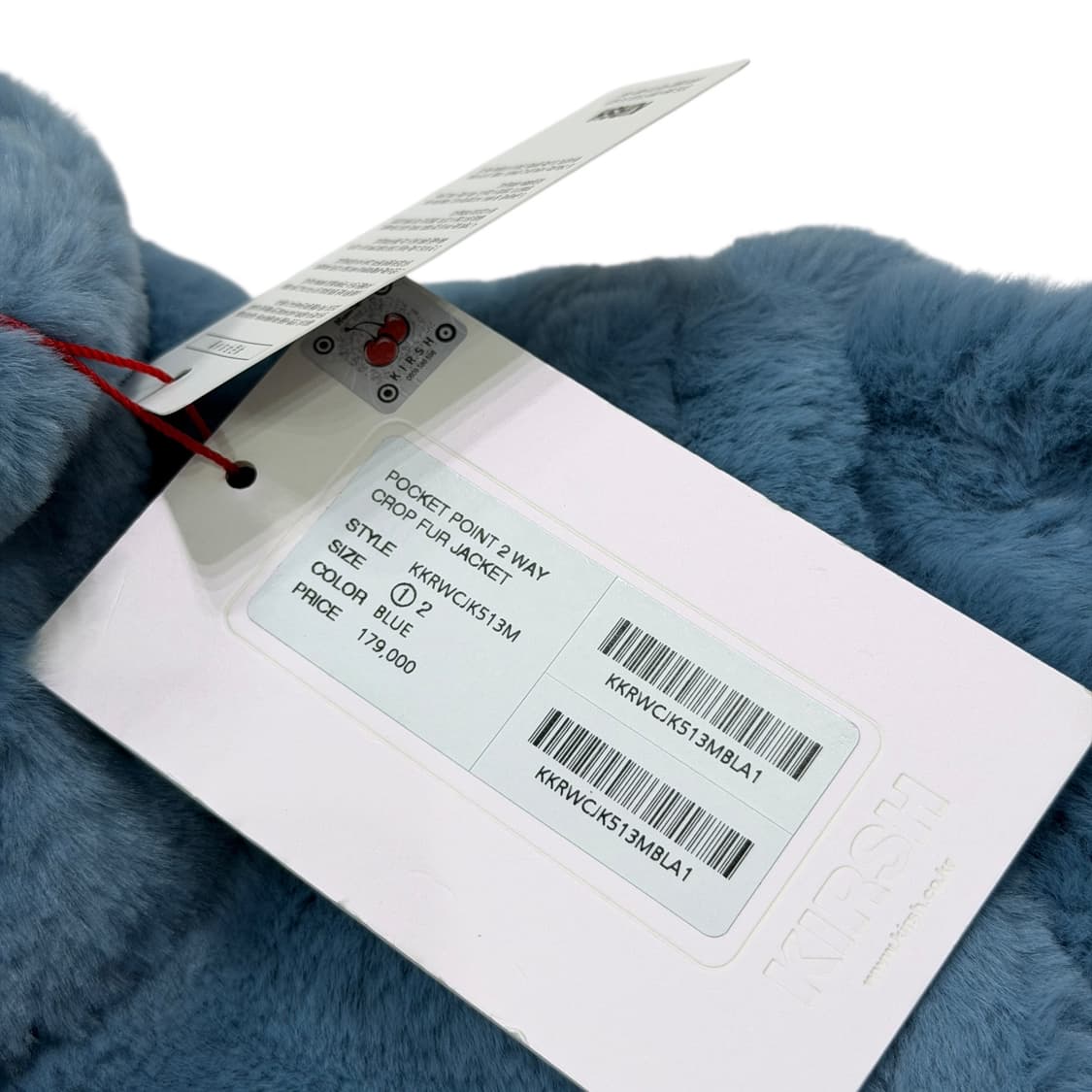 KIRSH 키르시 포켓 포인트 2WAY 크롭 퍼 자켓 블루 1 상품이미지9