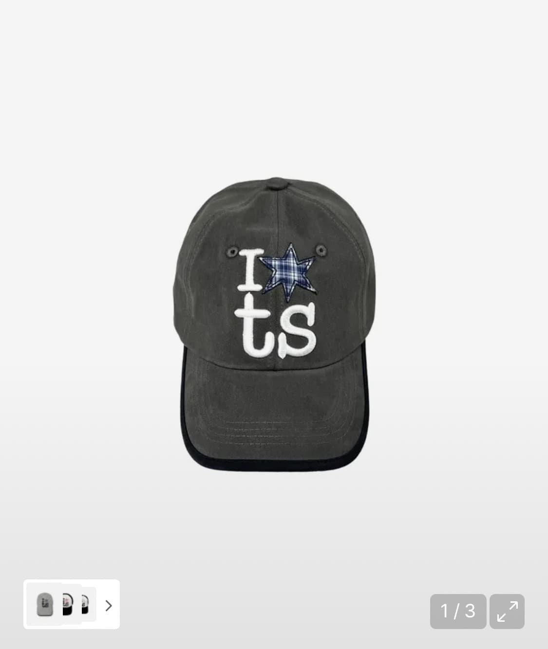 탄산마그네슘 링거 볼캡 그레이 상품이미지1