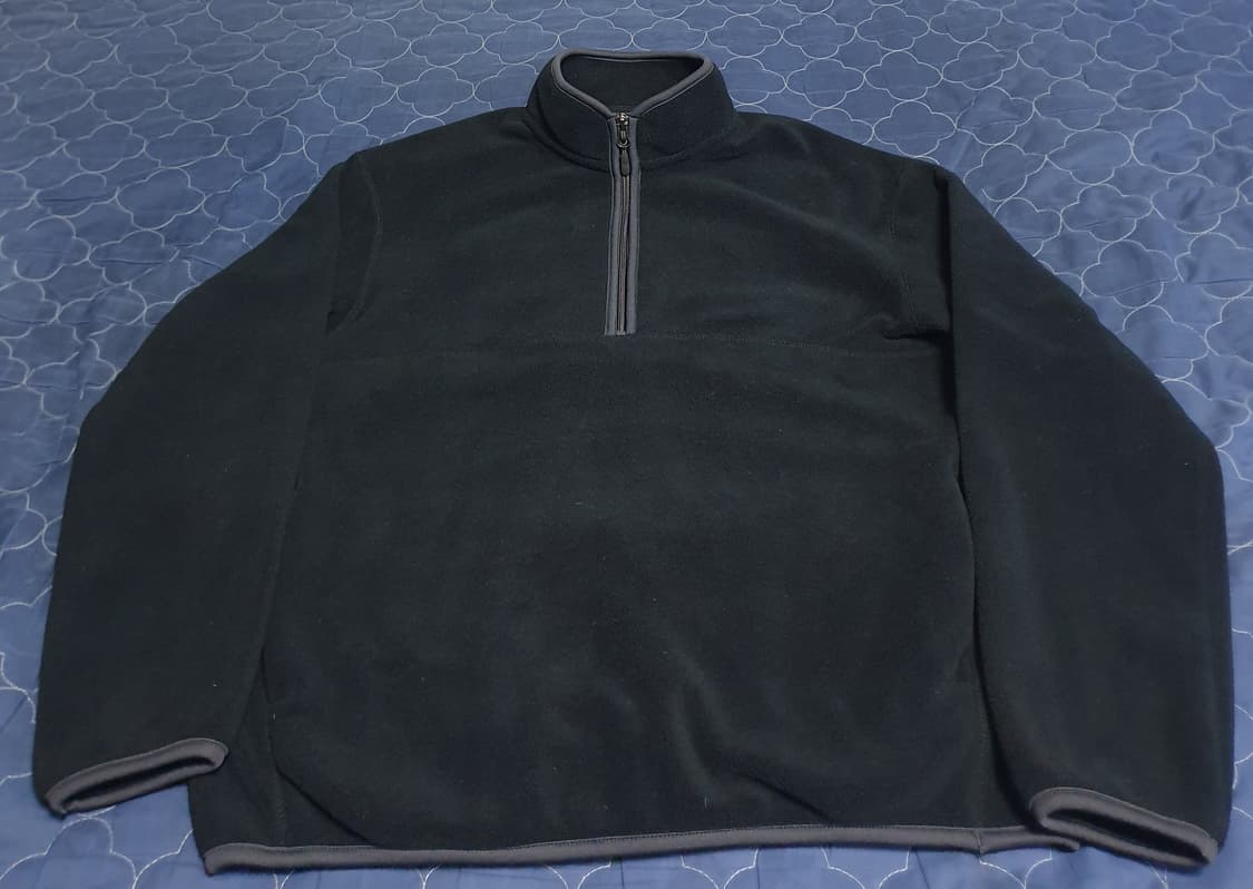 유니클로 하프집업 플리스 자켓 네이비 (M) 상품이미지1