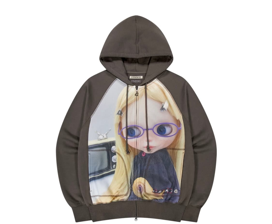 코이세이오 브라이스돌 집업 후디 브라운 상품이미지1