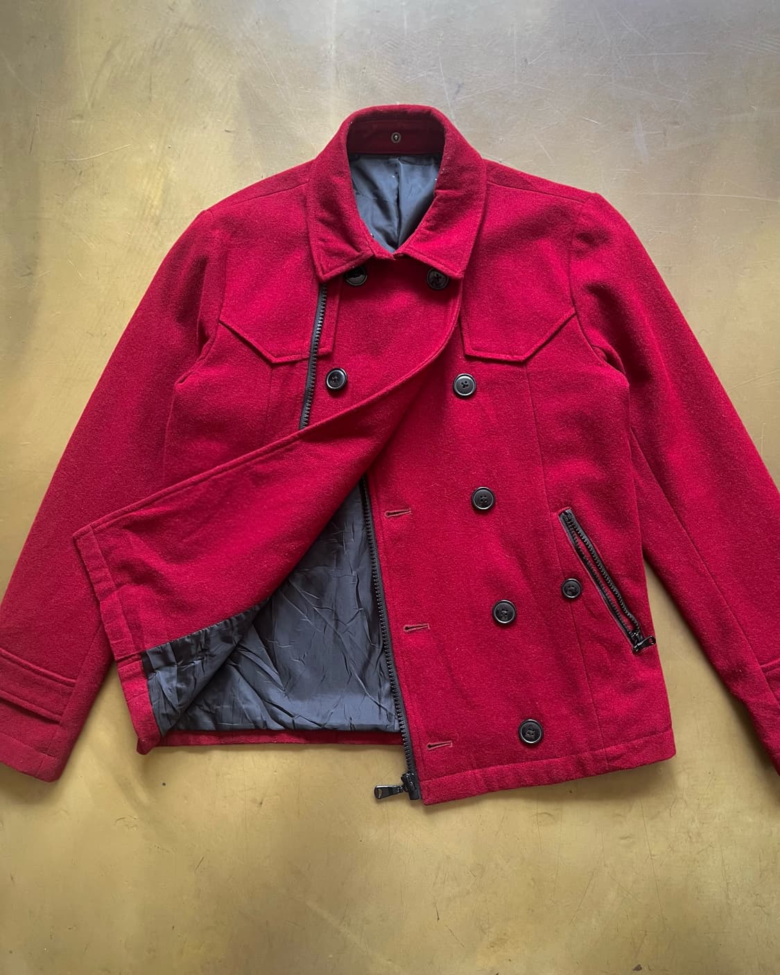 SemanticDesign Napoleon Double Pea Coat 상품이미지6