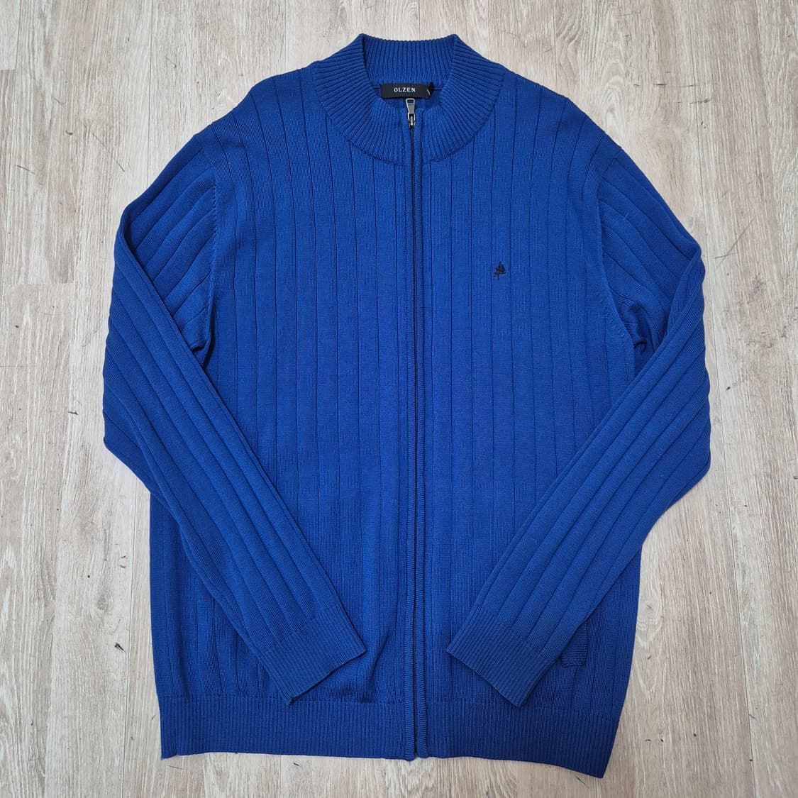 올젠 오리지널 로고 니트집업 상품이미지1