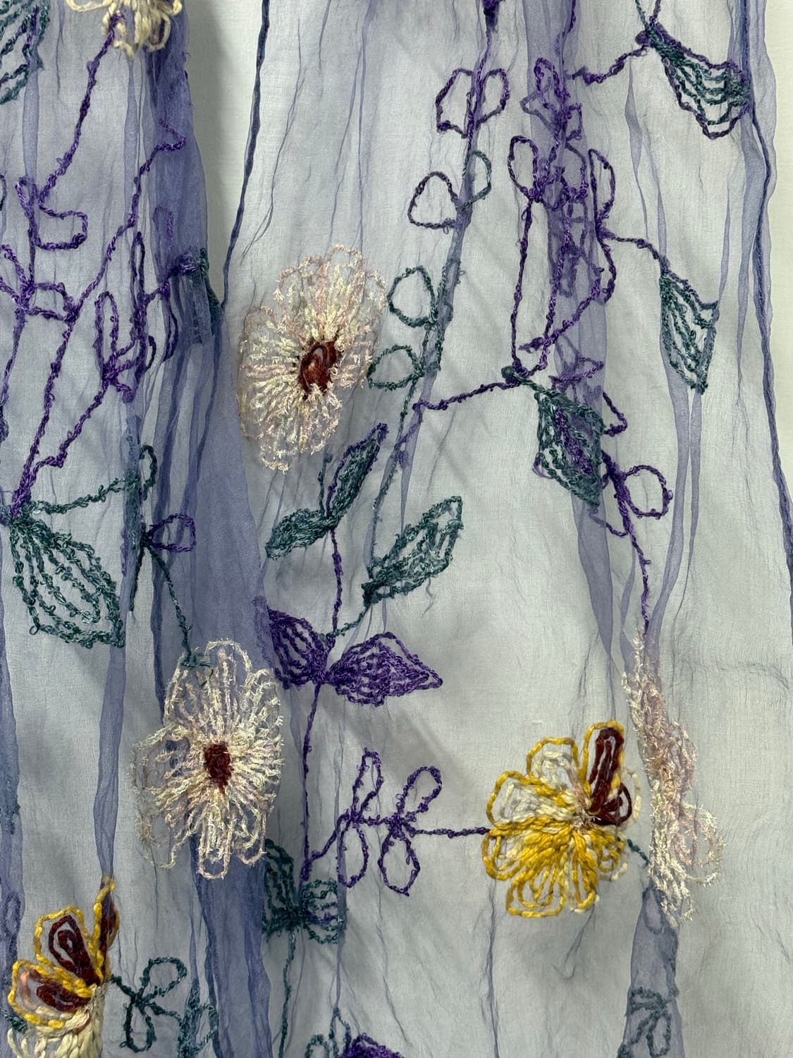 빈티지 플라워 자수 스카프 scarf 상품이미지2