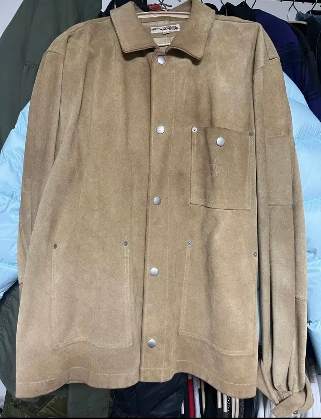 스투시 스웨이드 레더 자켓 상품이미지2