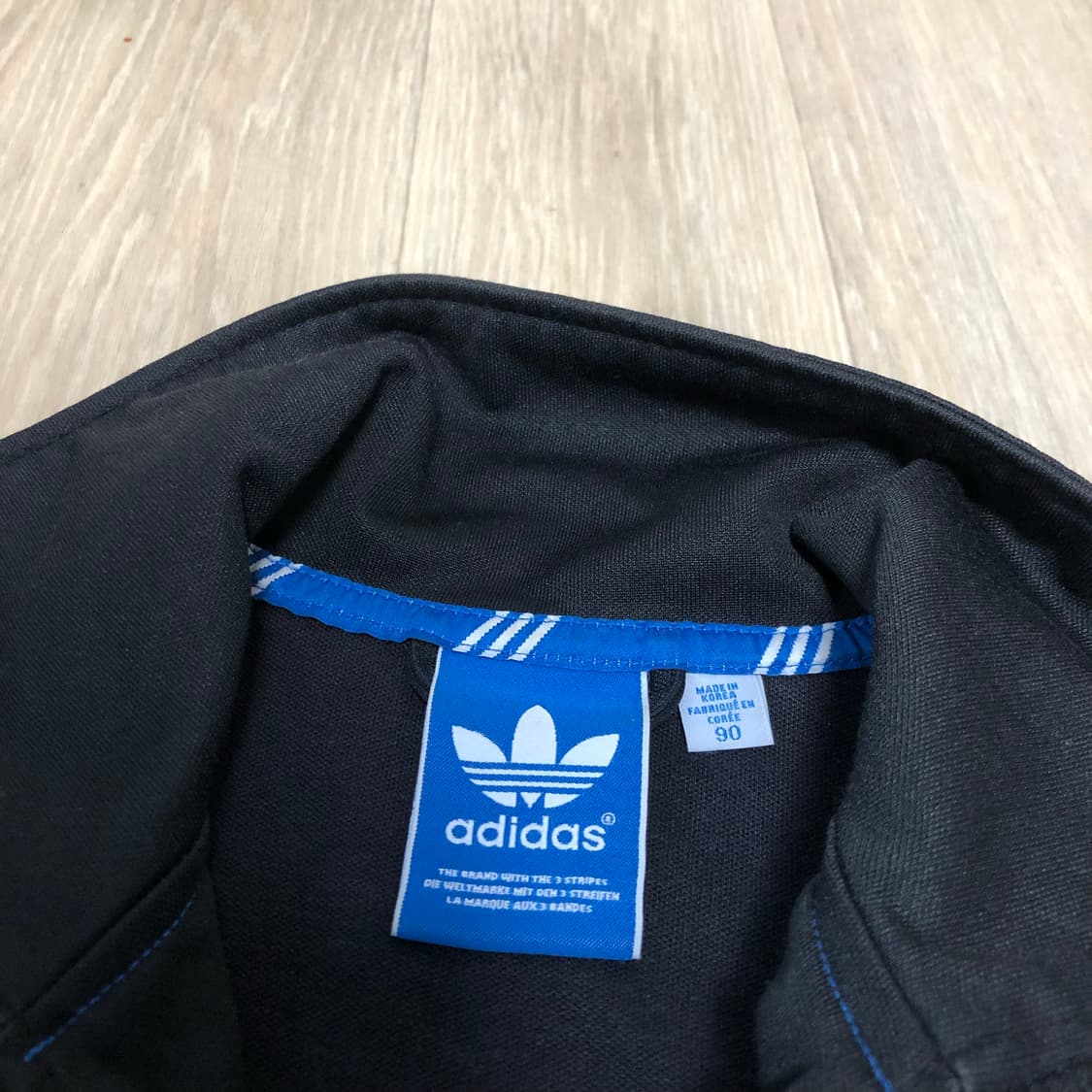 (90) 아디다스 adidas 유로파 TT 트랙탑 불꽃로고 져지 블랙 상품이미지4
