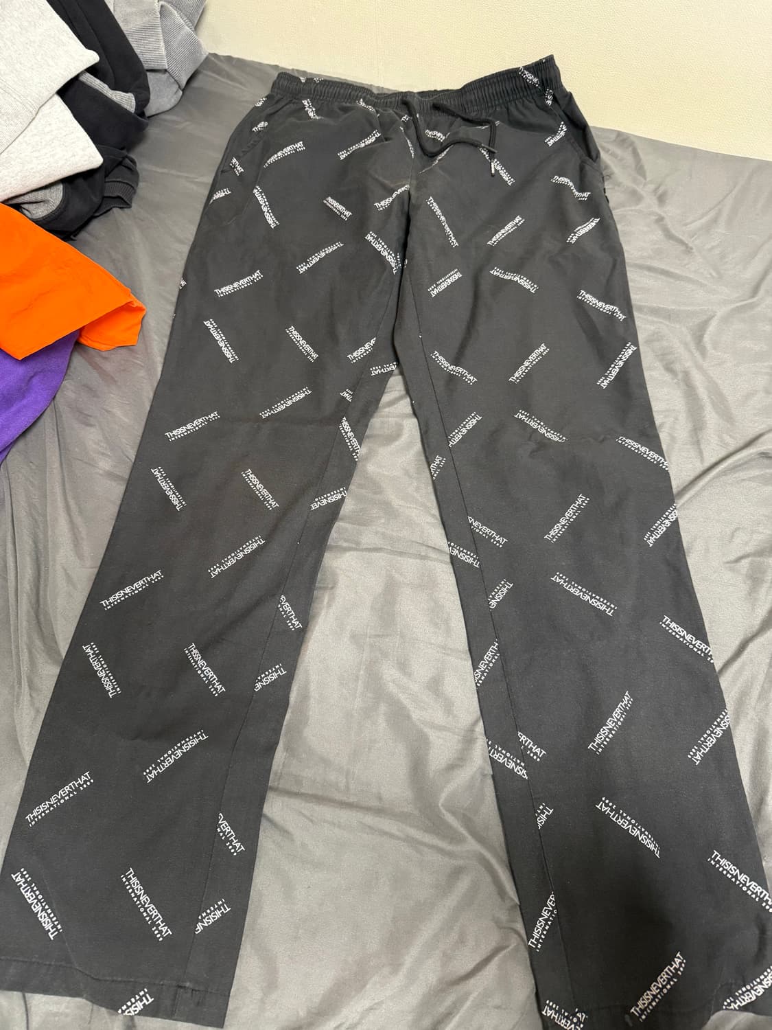 디스이즈네버댓 프린팅 코튼팬츠 상품이미지1