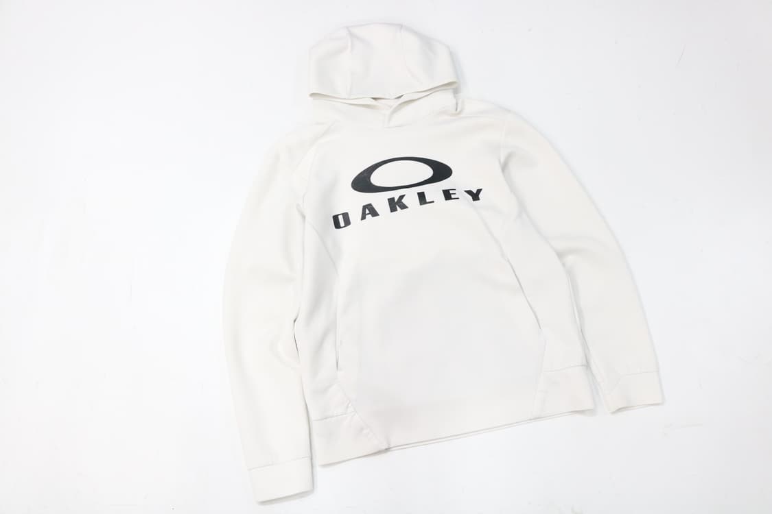 오클리(Oakley) 빅로고 화이트 기능성 후드 티셔츠 (XL) 상품이미지2