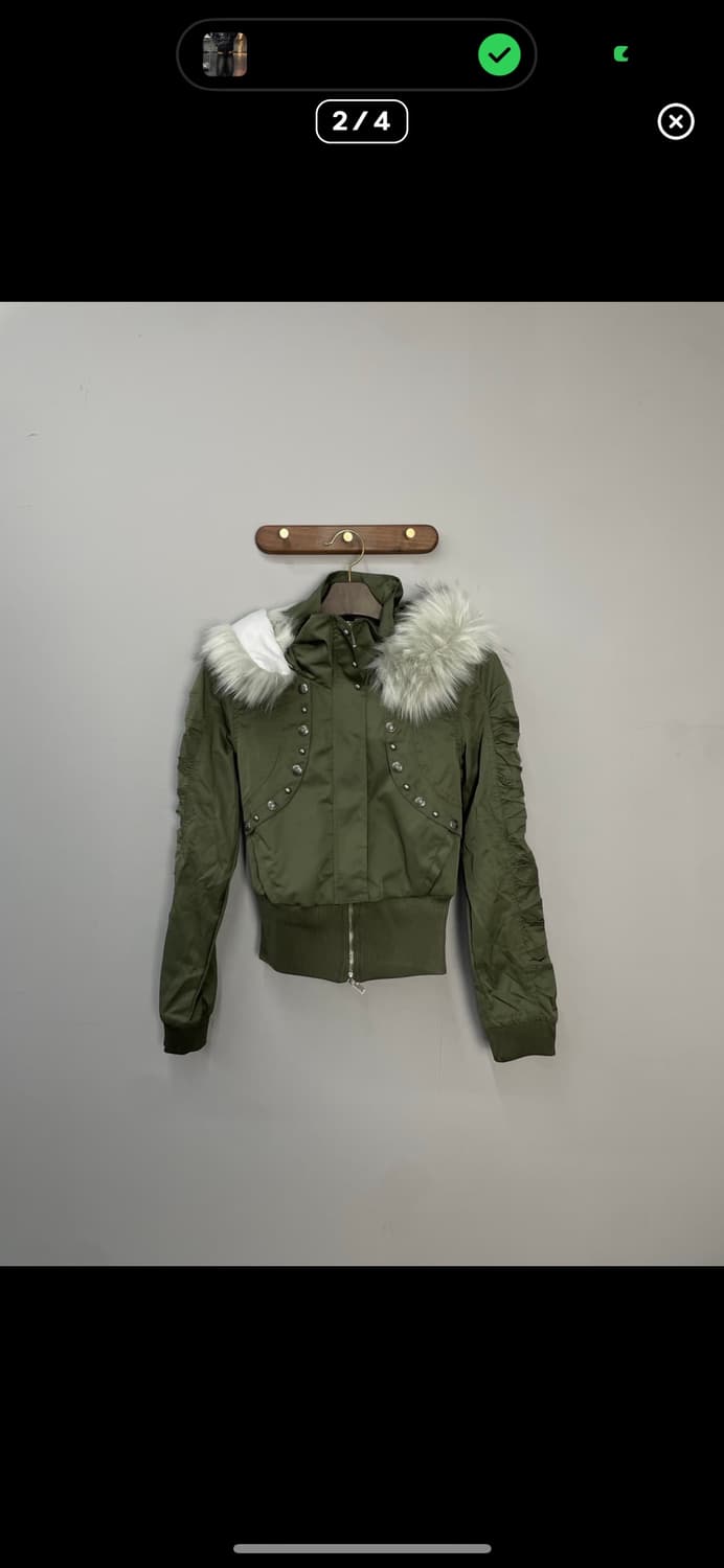 더블펀치 하이넥 퍼 후드 셔링 숏 점퍼 A3352 상품이미지2