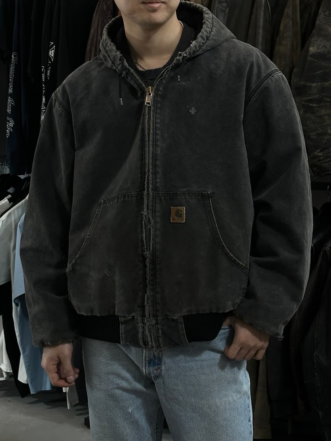 OG 칼하트 J130 액티브 자켓 칼하트 BLK 아이유 상품이미지10