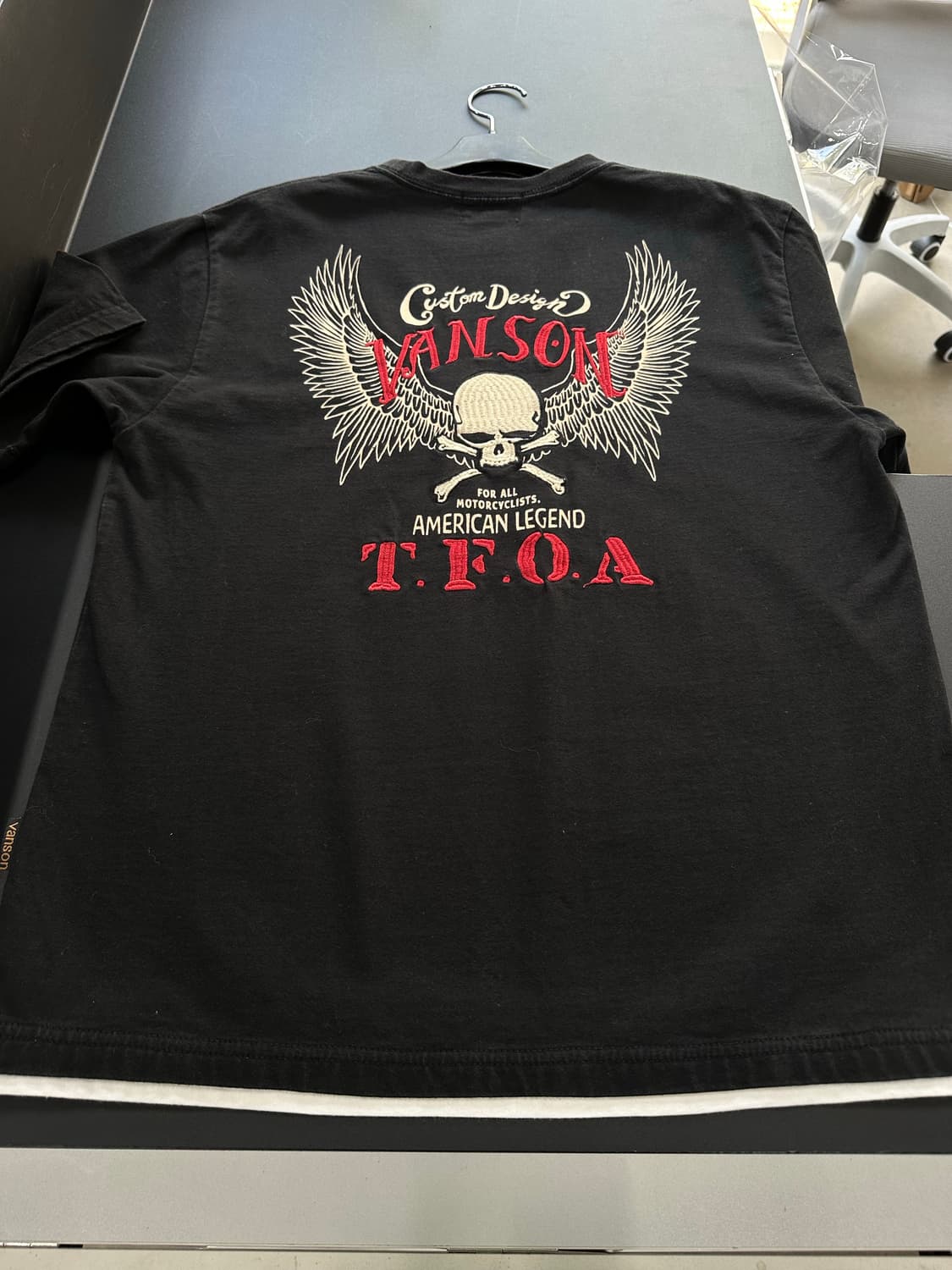 벤슨 x T.F.O.A 스컬 윙 레이어드 반팔티 상품이미지4