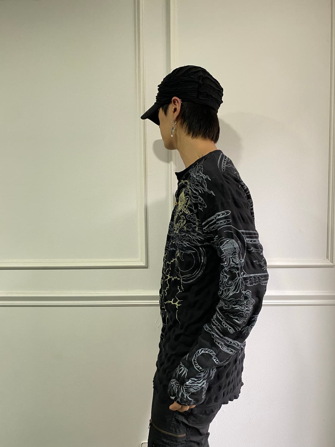 Oriental Print Loose-Fit Sleeve 상품이미지7