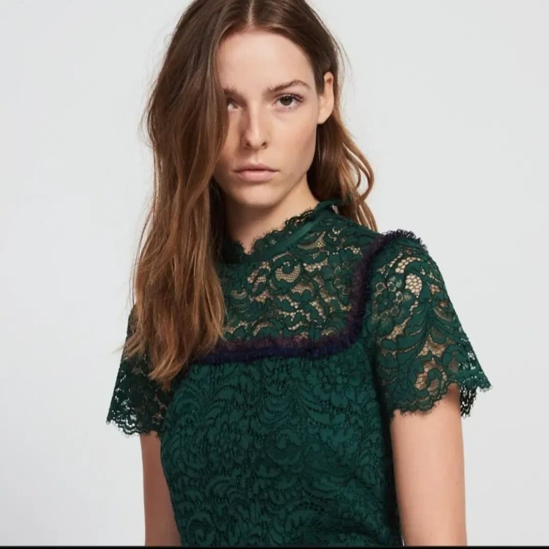 산드로 레이스 미니원피스 1사이즈(1회 착용) 상품이미지2