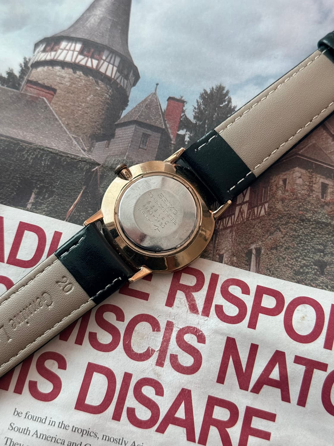 세이코 Seiko 샤리오 골드 수동  상품이미지3