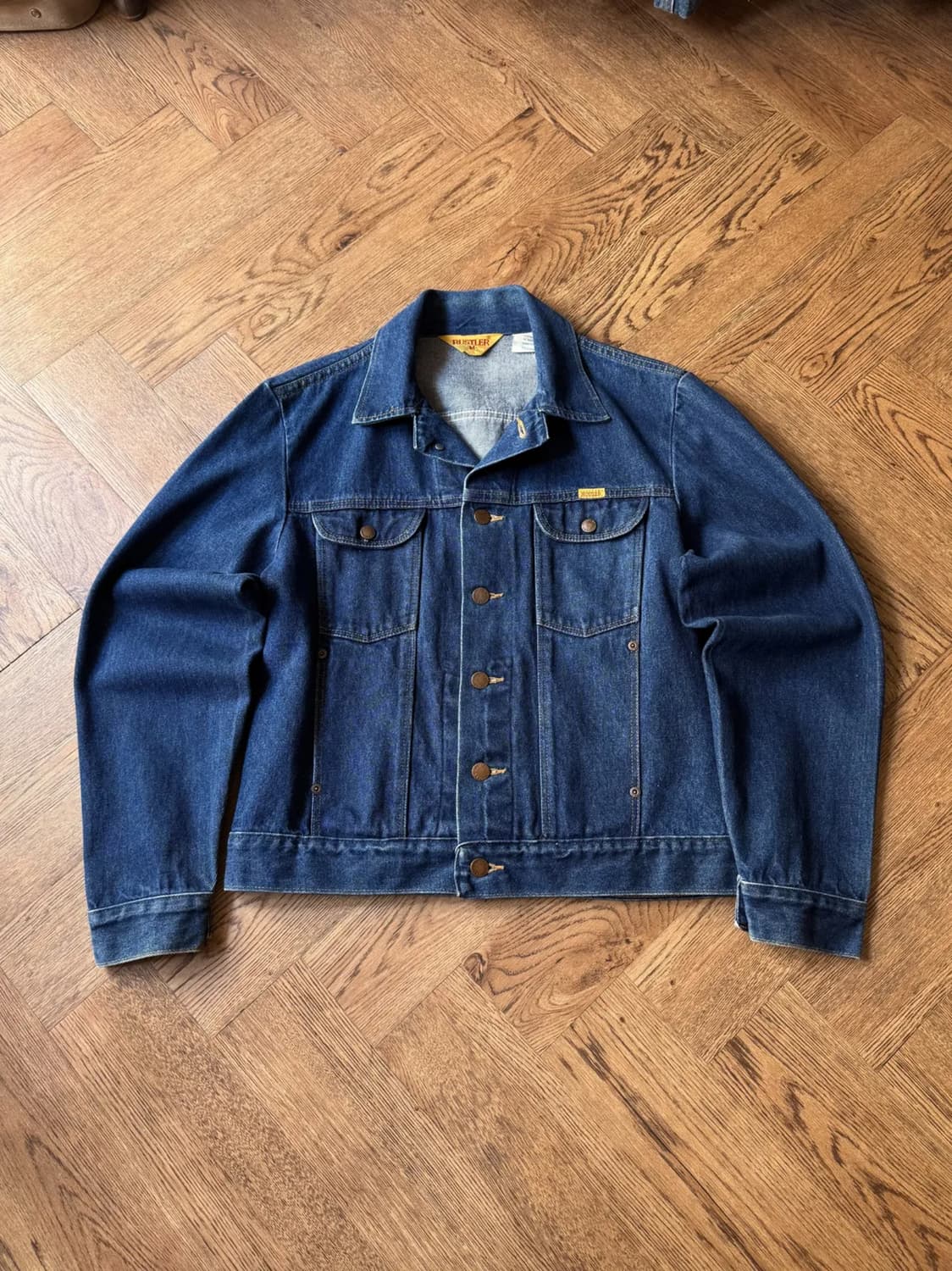 [M]RUSTLER by 랭글러 데님 트러커 자켓 상품이미지1