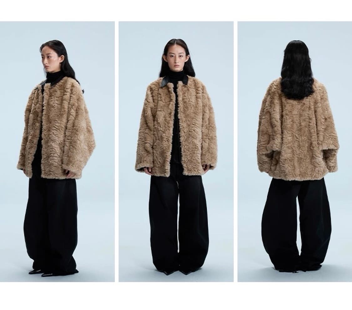 Sip Class투웨이 에코 퍼 코트 상품이미지4