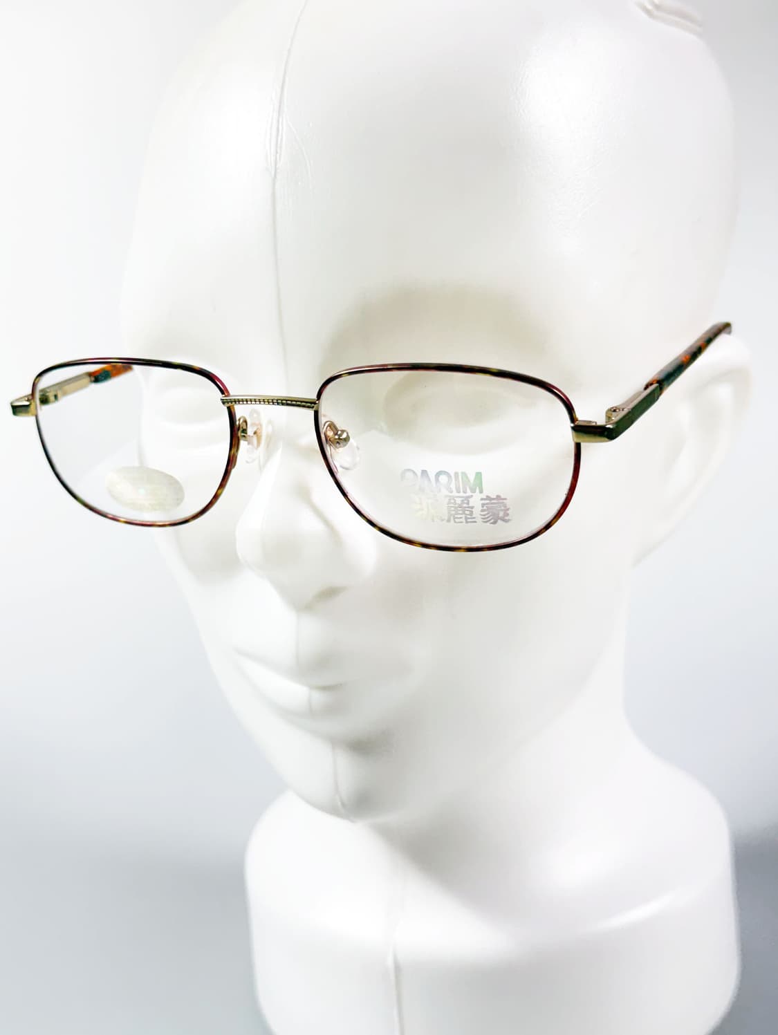 90s PARIM 골드&토터스쉘 슬림 스퀘어 빈티지 안경 상품이미지8