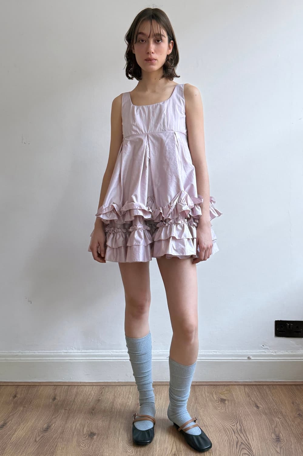 (새상품) 시눈 Frill Sleeveless Dress (Pink) 상품이미지3