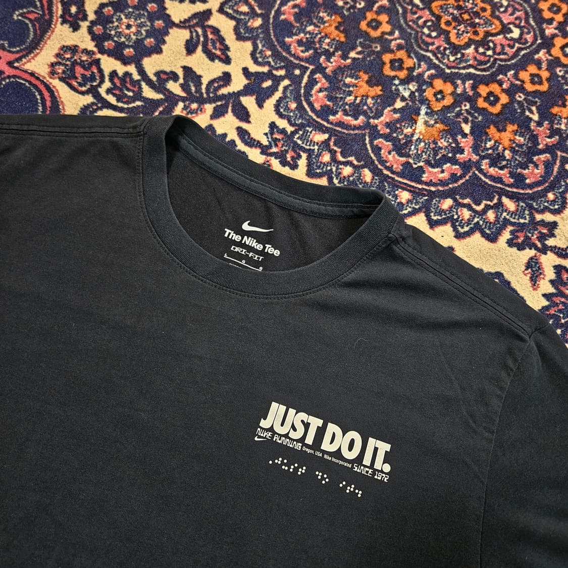 나이키(Nike) 드라이핏 러너 빽 프린팅 티셔츠 L 상품이미지5